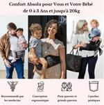 Cargar imagen en el visor de la galería, CâliPort™ – Le porte-bébé ergonomique alliant câlin et confort