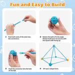 Cargar imagen en el visor de la galería, Building Kit Blocks Construction Fortress Kids Forts Child Game Tents Fort Build Kid DIY 3D Assemble Den Tent Toy Gift for Kids