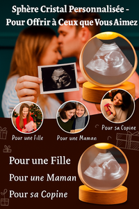 Souvenir&Love™
Sphère en cristal avec gravure personnalisée