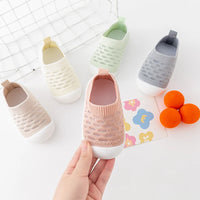 Toddler Baby Summer Mesh Breathable First Walker Pure Color Girls Boys 0-3T Non-Slip Casual Shoes Lightweight Sneakers Sandals