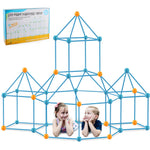 Laai prent in gallery, Building Kit Blocks Construction Fortress Kids Forts Child Game Tents Fort Build Kid DIY 3D Assemble Den Tent Toy Gift for Kids
